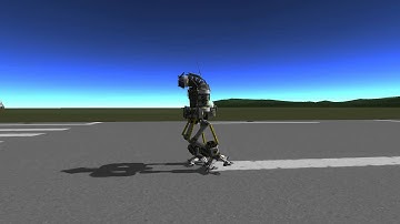 KSP Infernal Robotics Sequencer Tutorial part 3 setting up sequences for completed mech walker