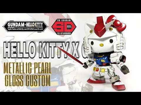 SDSC HELLO KITTY X GUNDAM [ METALLIC PEARL GLOSS CUSTOM ]