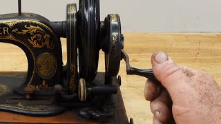 1884 sewing machine  restoration (that i stuff up)