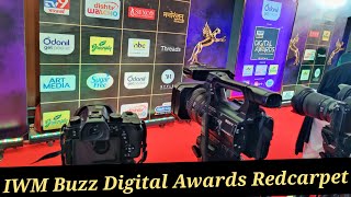 IWM Buzz Digital Awards S6 Redcarpet Setup |Tejasswi Prakash Hina Khan Kajol  Bigg Boss Tv Bollywood