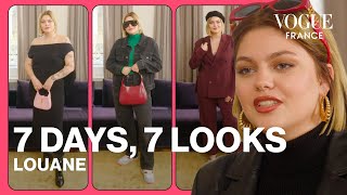 Que porte Louane en une semaine ? | 7 jours, 7 styles | Vogue France