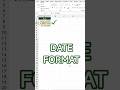 How to Change Excel Date Format