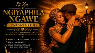 Ngiyaphila Ngawe you Give Me Life  Dj Zett  Soulful Amapiano Sax Love Song