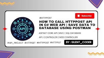 How to Call HttpPost API in C# Web API | Save Data to Database using Postman |#webapi #coding