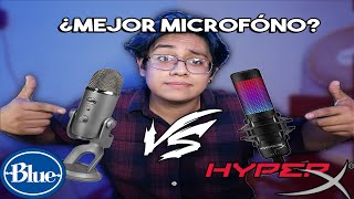 ¿EL MEJOR MICRÓFONO PARA STREAMING? / HyperX Quadcast s vs Blue yeti / REVIEW