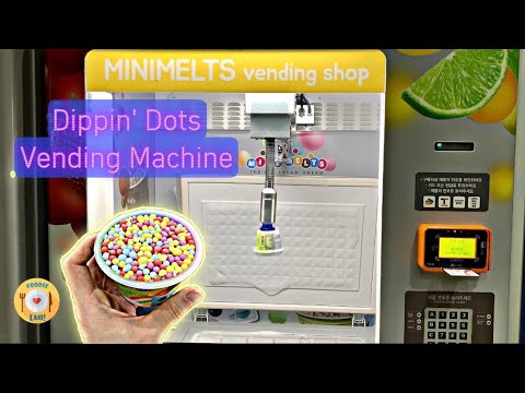 Dippin' Dots Vending Machine  Vending machine design, Vending machine, Dippin  dots