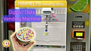 Dippin’ Dots Bead Ice Cream Minimelts Vacuum Vending Machine in Seoul, Korea