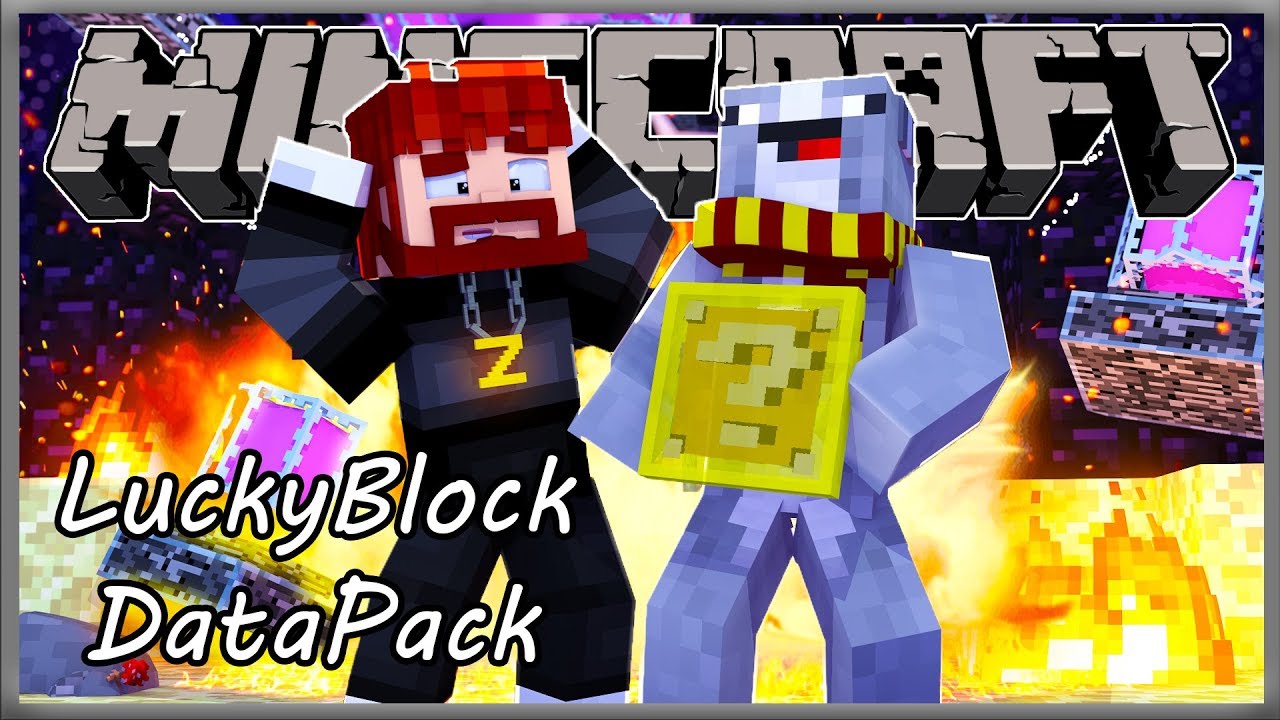 Lucky Blocks Vanilla Minecraft Data Pack