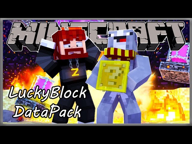 Lucky Blocks Vanilla Minecraft Data Pack