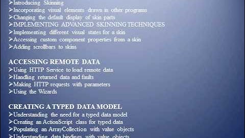 ADOBE FLEX ONLINE TRAINING -  GLOBAL ONLINE TRAININGS