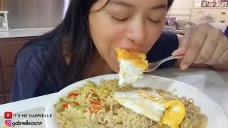 ASMR Mi Goreng Noodles | Mie Sedaap ( Collab with @Baron ASMR. Eating Sounds