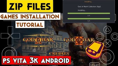 Vita3K Android Emulator - How to Install Games Zip Files In Vita3k