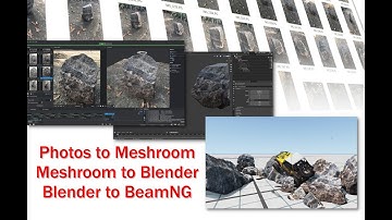 Making a Rock in Blender and Meshroom for BeamNG