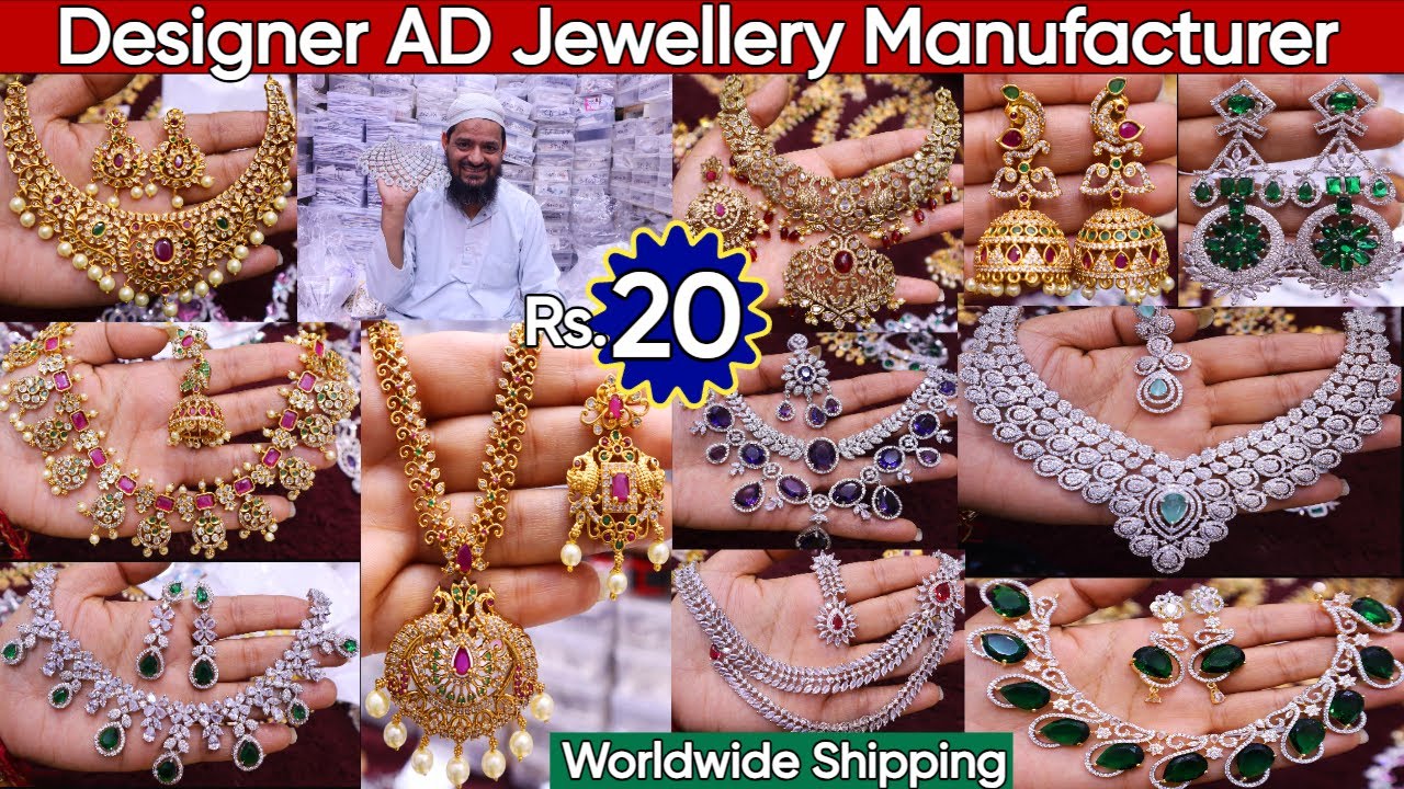Exclusive Designer American Diamond Jewellery Collection 2024 | Latest Bridal Special AD Jewellery