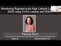 Monitoring Regional-scale High Latitude Landscape Shifts using Landsat and MODIS (MEGUG Lunch&amp;Learn)