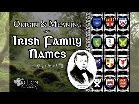 Origins x Meanings Of Irish Family Names | John O'donovan Full Version