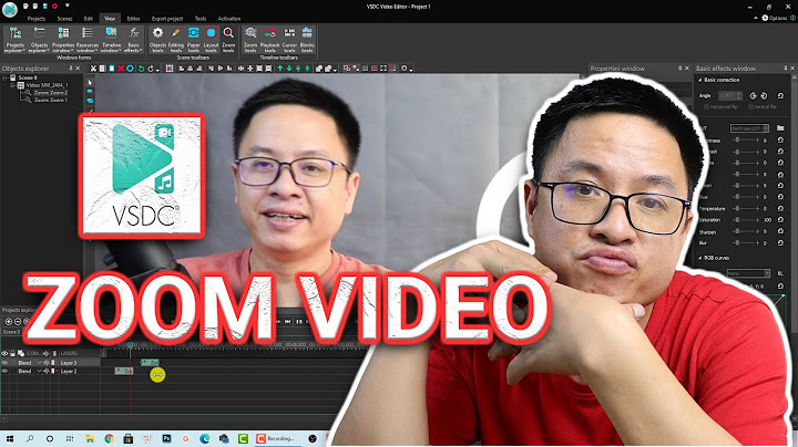 Hướng dẫn sử dụng phần mềm vsdc free video editor