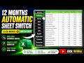 Excel Automatic Sheet Switcher | Click Month & Open Sheet Instantly #excel #exceltips #productivity