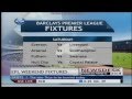 EPL Weekend fixtures - YouTube