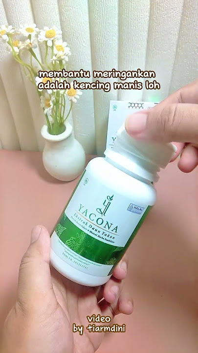 obat diabetes yacona pake yang herbal lebih aman #yacona#obatdiabetes#obatkencingmanis