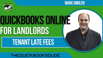QuickBooks Online Landlords Tenant Late fees
