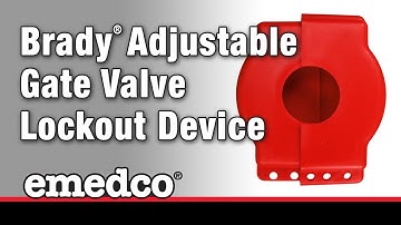 How to Install A Brady Adjustable Gate Valve Lockout Device | Emedco Video