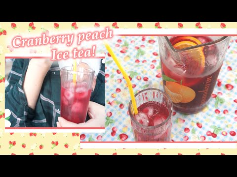 spring-to-summer-drinks:-cranberry-peach-ice-tea!