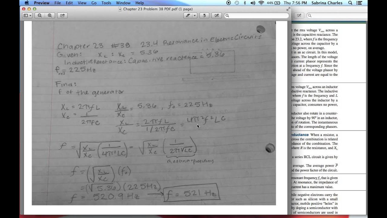 Chapter 23 Problem 38 - YouTube