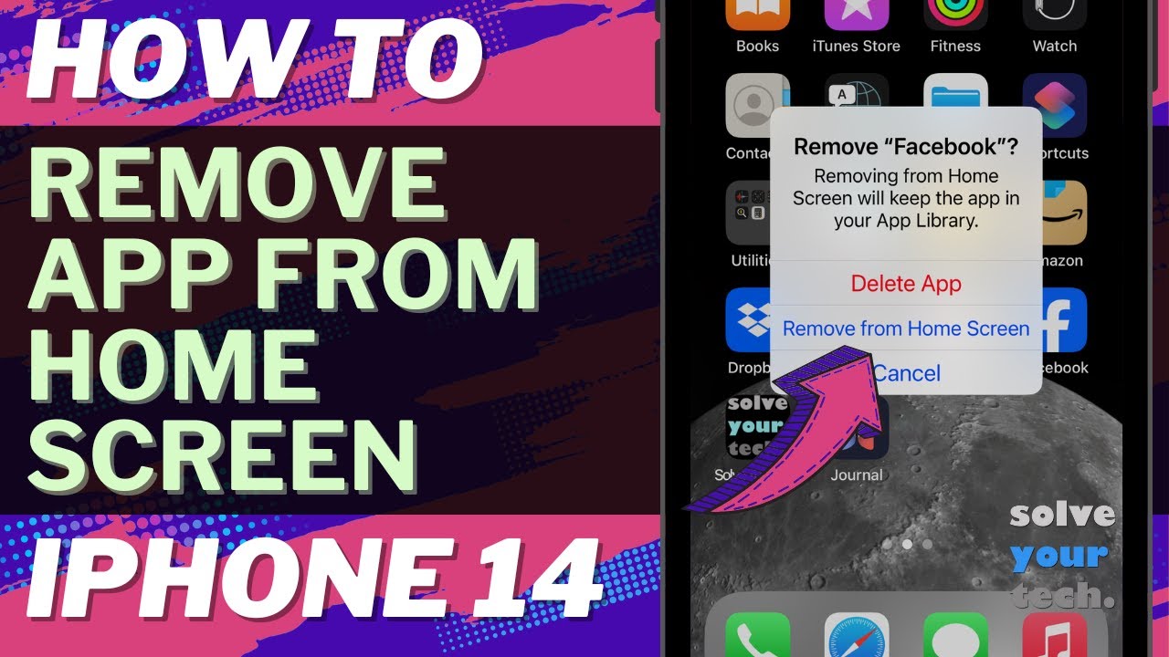 How To Remove App From Home Screen On IPhone 14 YouTube