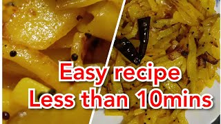 Potato fry/Aloo bhaja/ONLY 3 Ingredients.In this LOCKDOWN try this recepie in just LESS than 10 MINS