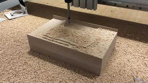 Synergy CNC 8x4 router cutting tooling board with long series tool