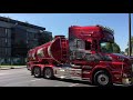 Tallinn Truck Showle saabuvate rekkate kolonn
