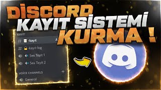 Discord Sunucusuna Kayıt Sistemi Kurma ! Resimi