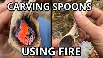 How To Carve Spoons With FIRE!