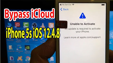 Bypass iCloud iPhone 5s iOS 12.4.8 Activation Lock or Unable to Activate