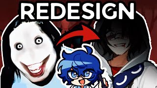 I REDESIGNED CLASSIC CREEPYPASTAS (In My Style)