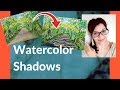 Most Common Watercolor Mistakes (Putting the shadows in too early!)