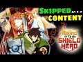 Rising Of The Shield Hero Cut Content: What Did the Anime Change? – Episodes 3 – 5