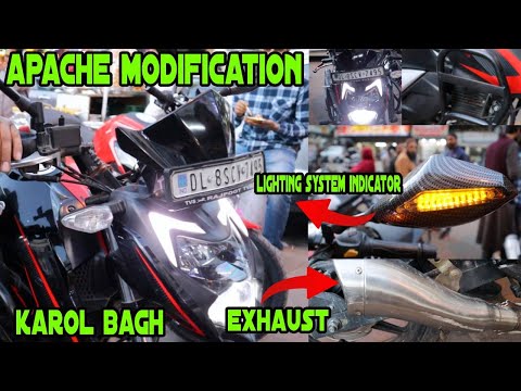 अब तक की सबसे ज्यादा modified TVs Apache | Tvs apache RTR 1604v modification | @akanshaaccessories