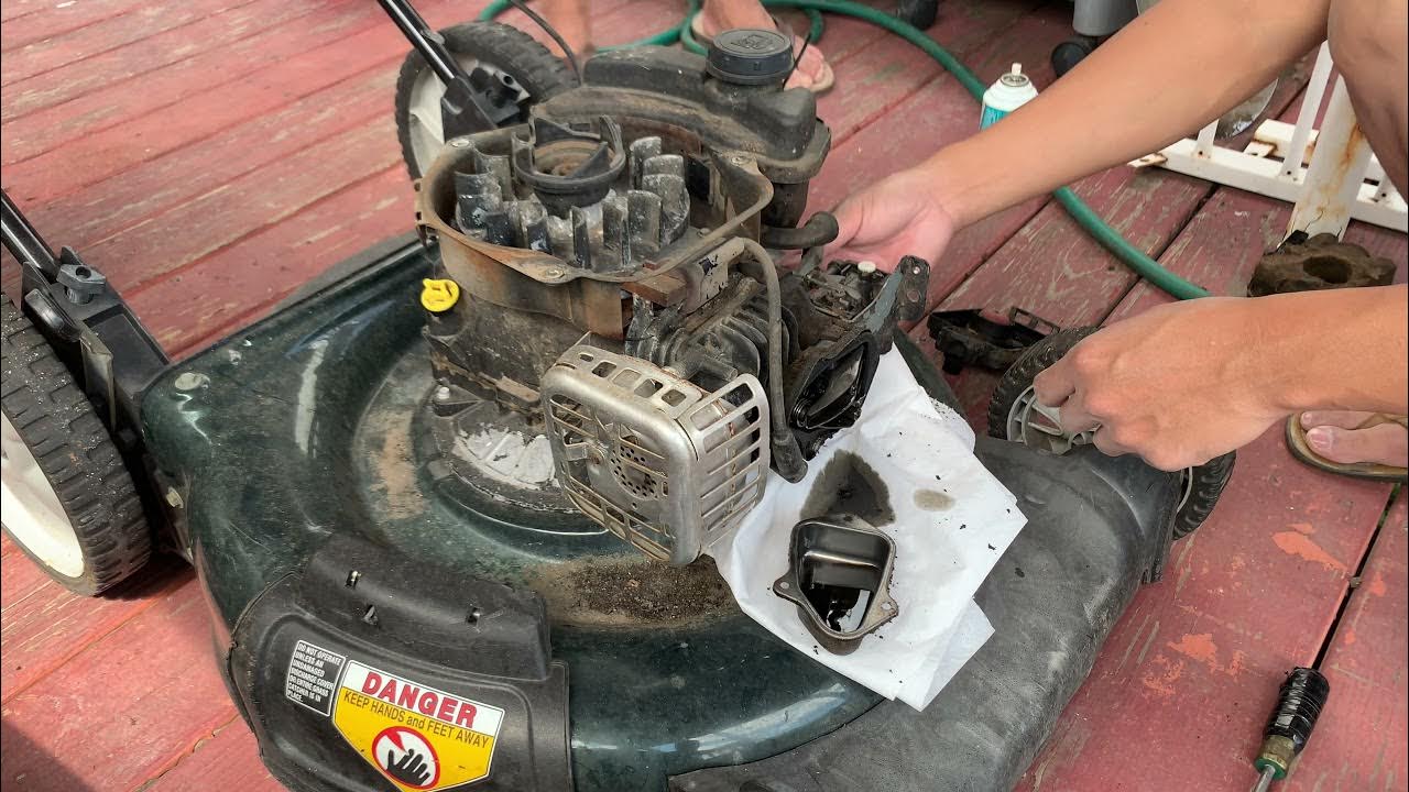 Bought 30$ lawnmower not start…will it start ? - YouTube