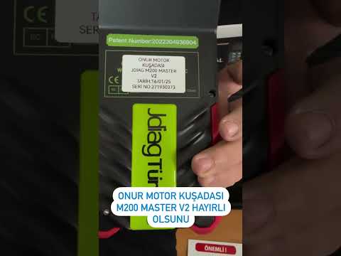 Jdiag Türkiye ONUR MOTOR KUŞADASI M200 MASTER V2 HAYIRLI OLSUNU