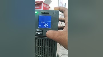 APC ups , how to set battery AH set in SRVPM3KRIL-IN ups