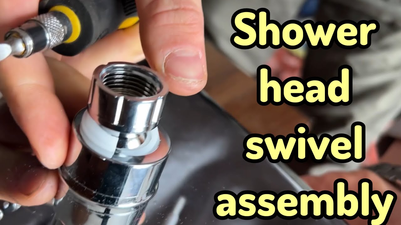 Shower Head Swivel Joint Assembly - YouTube