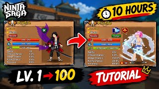 Lvl 1–100 Fastest Method! - Ninja Saga