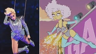 'The Simpsons' Predicted Lady Gaga's Super Bowl Performance 5 Years Ago