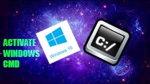 Activate Windows 10 Pro Free 2010 permanently command prompt only
