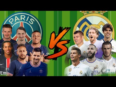PSG Legends vs RM Legends💪(Paris Saint-Germain vs Real Madrid)