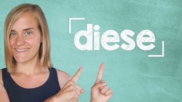 Deutsche Demonstrativpronomen - dieser - dieses - diese - A2 [with Jenny]