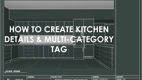 How to create Kitchen Details & Multi-category Tags