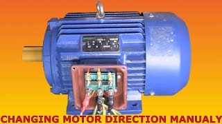 how to change 3 phase motor rotation direction | electreca